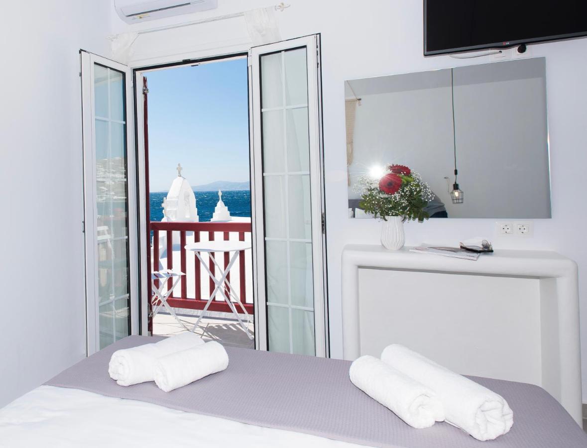 Myconian Little Venice Elite Suites With Sea View Mykonos Town Bagian luar foto