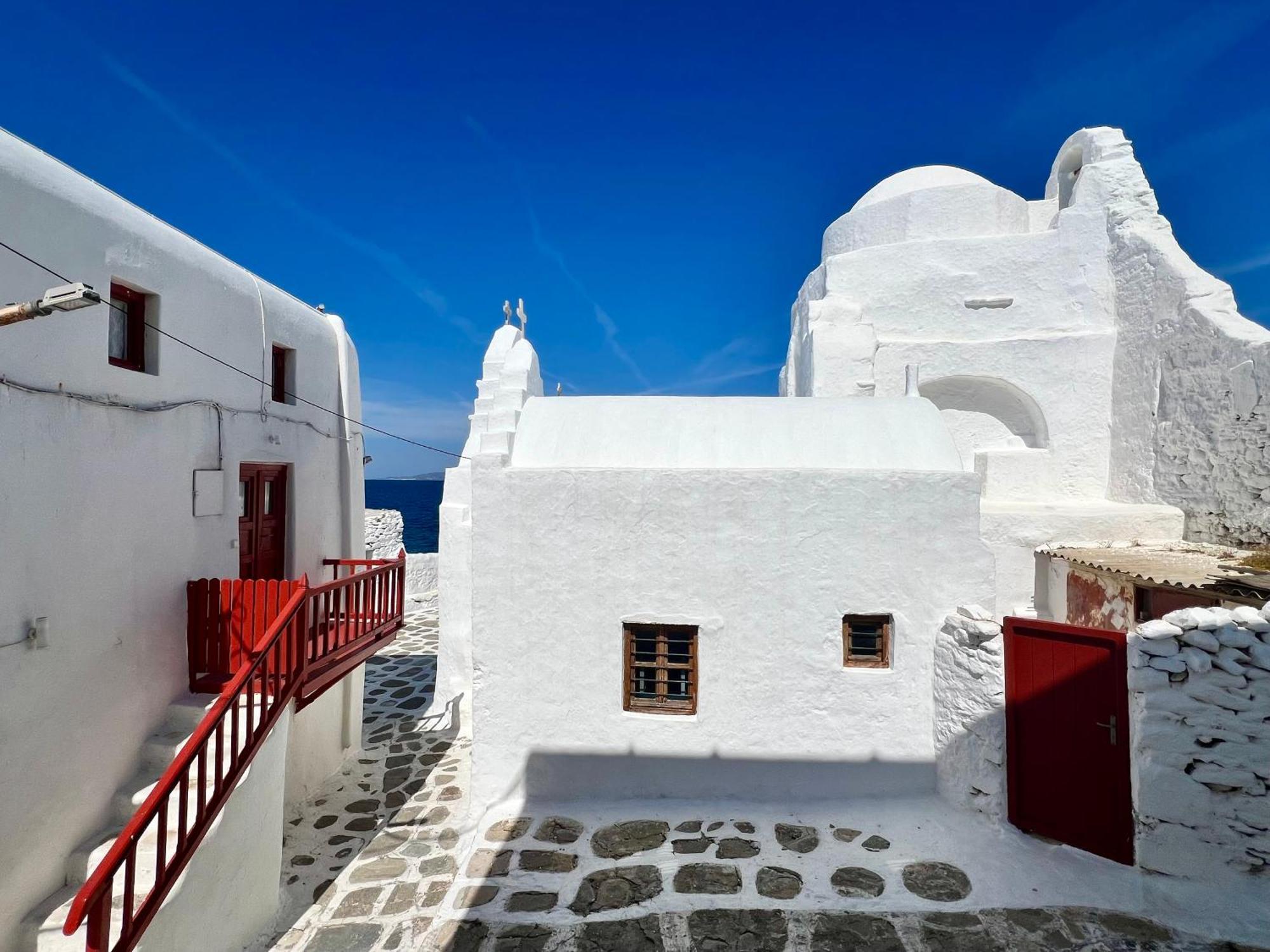 Myconian Little Venice Elite Suites With Sea View Mykonos Town Bagian luar foto