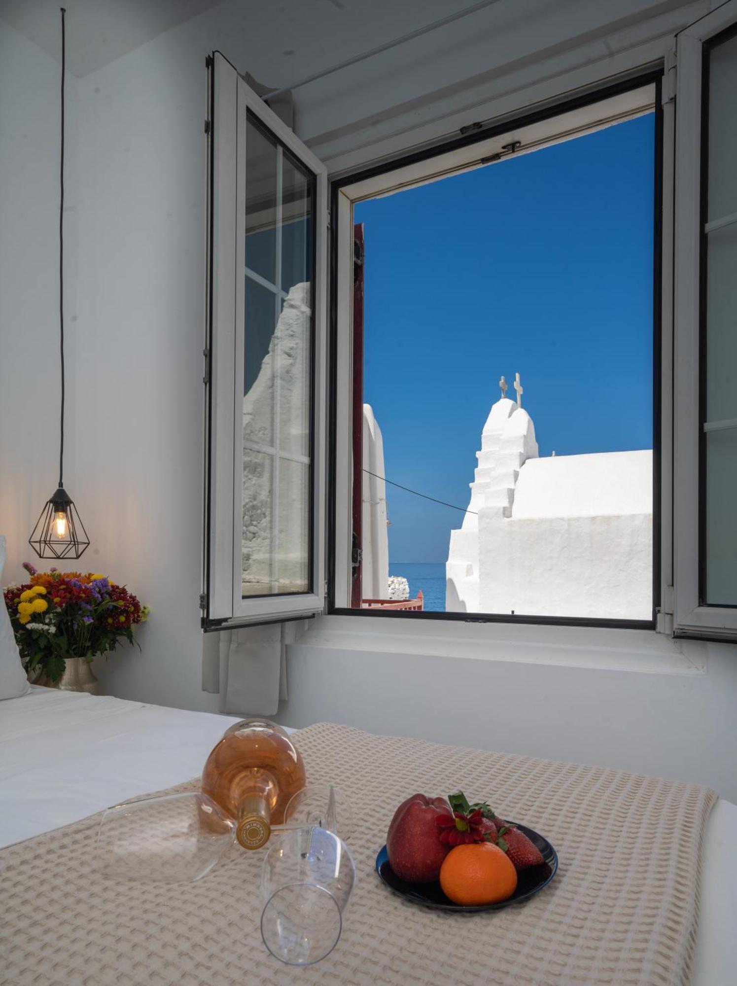 Myconian Little Venice Elite Suites With Sea View Mykonos Town Bagian luar foto