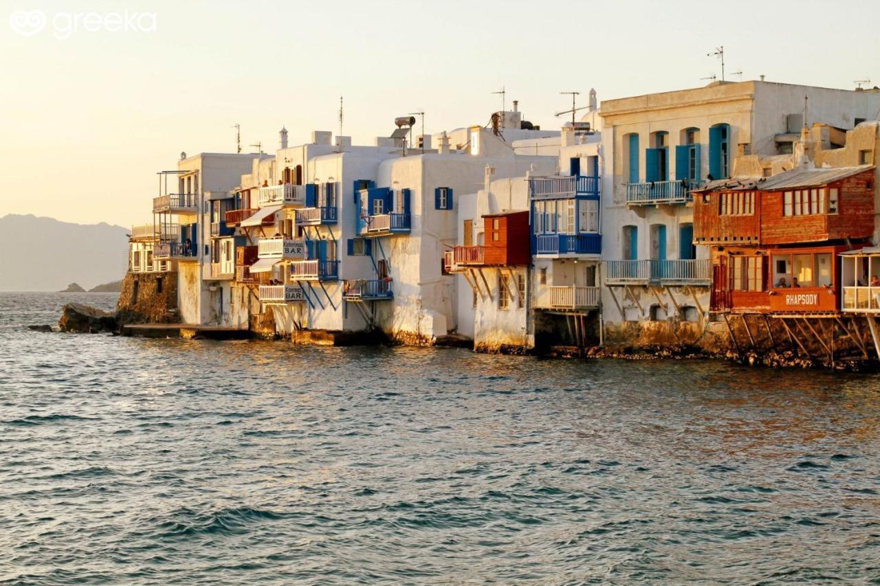 Myconian Little Venice Elite Suites With Sea View Mykonos Town Bagian luar foto